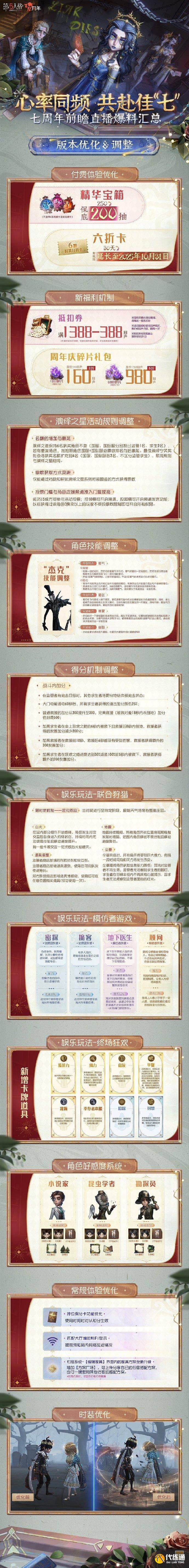 第五人格七周年年度发布会内容 第五人格七周年年度发布会有哪些内容（5）